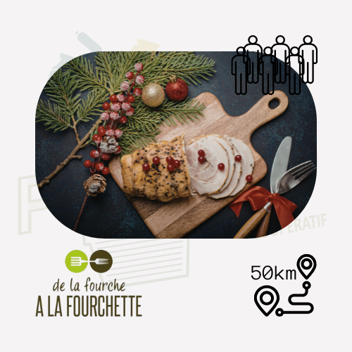 Dinde farcie aux pomme et airelles (6pax)