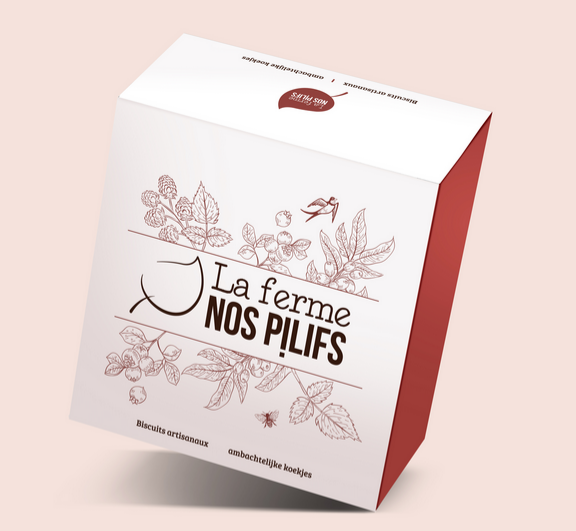 Biscuits assortiment 5 sortes Ferme nos Pilifs 375g