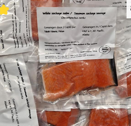 Saumon sauvage Sockeye Alaska - congelé 145gr - Pintafish