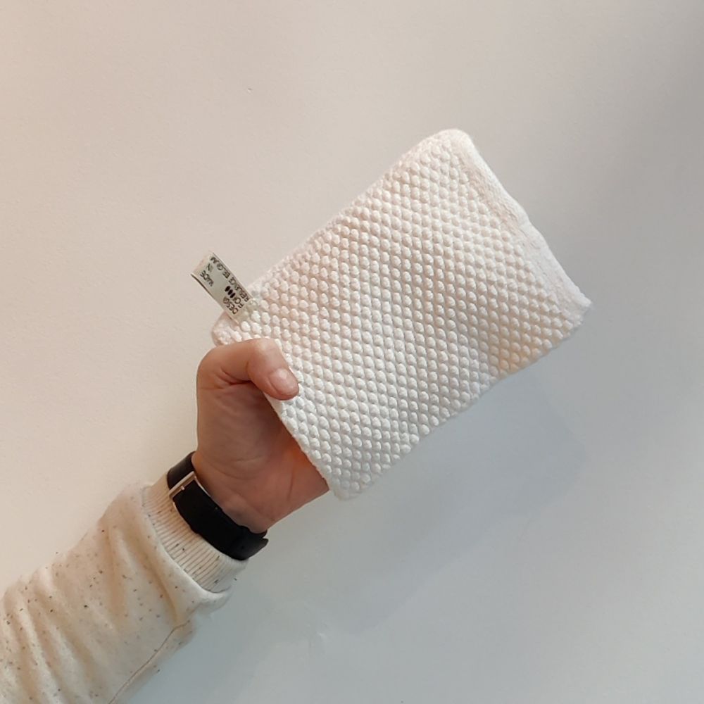 Gant éponge vaisselle en chanvre - Design with resilience