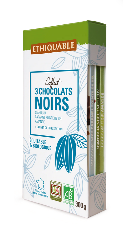 Coffret chocolats noirs gourmands - Ethiquable