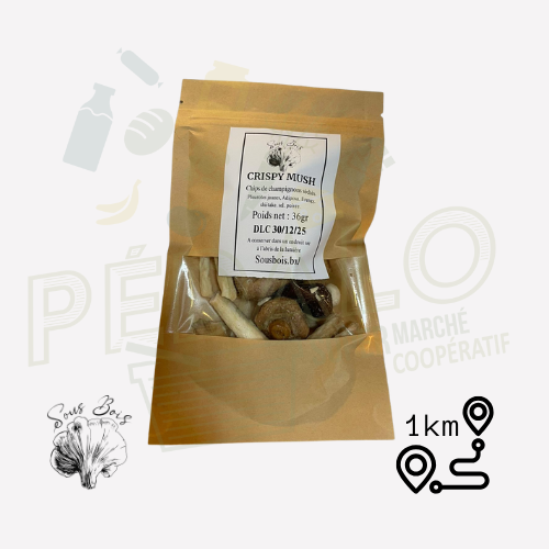 Crispy Mush - Chips Champignon 35gr