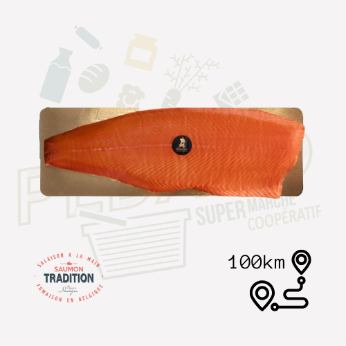 Saumon fumé entier extra doux 1.4kg - Tradition Dawagne